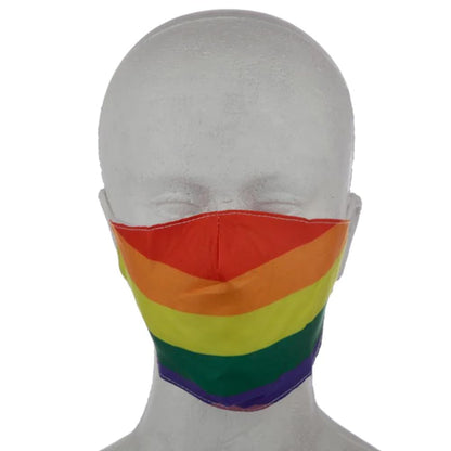 Puckator Re-Usable Washable Adult Face Coverings Masks Breathable (Rainbow)