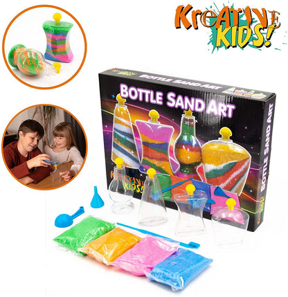 Kreative Kids Bottle Sand Art Set - Childrens Arts & Craft Activities