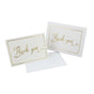 Always And Forever Wedding Gift - Gold Foil Thank You Cards - 12cm - WG710