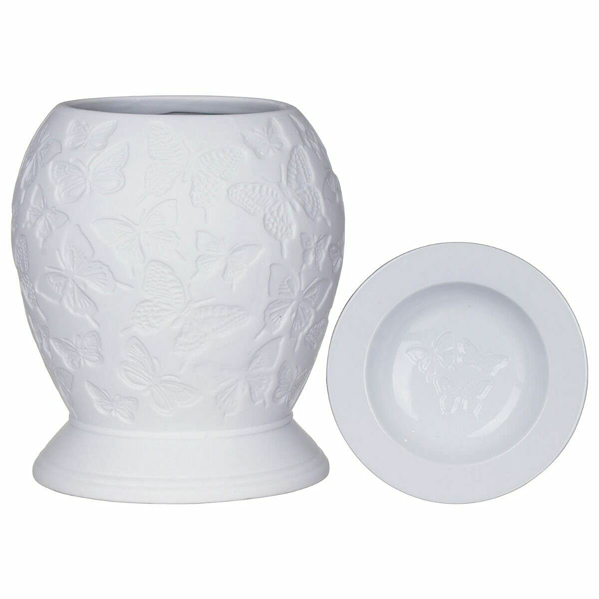 The Leonardo Collection Desire Butterflies Design Ceramic Electric Lamp Wax Melt Oil Burner, Multicolor, Medium, JNS_478750