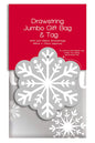 Giftmaker Jumbo Drawstring Gift Bag & Tag 46 x 70cm
