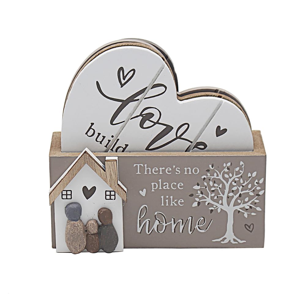 Lesser & Pavey Home Coasters Set of 4 | Lovely Gifts For Women & Men | Designed By Love and Affection | Coasters Set For All Modern Kitchen & Offices