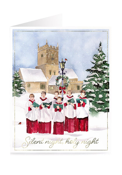Tom Smith Boxed Christmas Cards Pack - 15 Luxury Xmas Cards with Envelopes and Seals - Recycled Eco Friendly Christmas Card Set