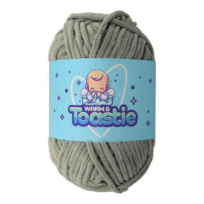 King Cole Warm & Toastie Chunky Yarn - 200g Ball - Incredibly Soft Super Chunky Knitting Wool for Cosy Blankets, Toys, and Scarves