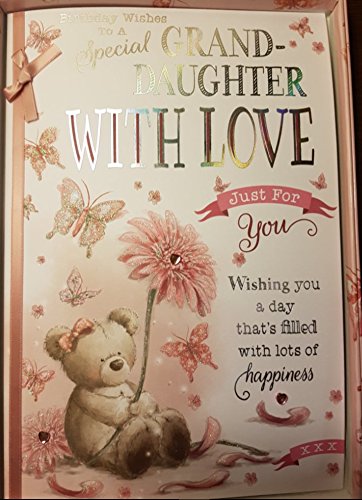 to A Special Granddaughter On Your Birthday ~ Large Boxed Card