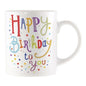 "Happy Birthday to You" General Happy Birthday Bright Coloured Fine China Novelty Mug with Presentation Box