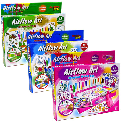 Dinosaur Airflow Pens | Airflow Art Set | Kids Airflow Pens | Kids Arts and Crafts