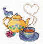 DMC Happiness is. A Cuppa Tea Cross Stitch Kit