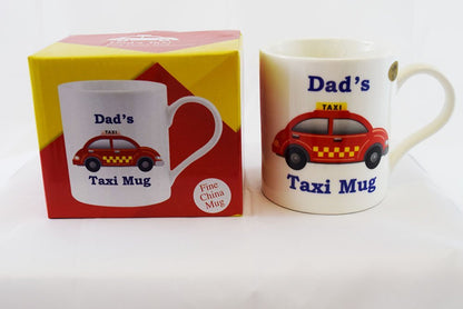 Dad's Taxi Mug - Ceramic, Mug, Coffee Cup, Funny Humour Gift for Men, Father's Day