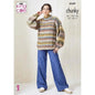 King Cole Ladies Chunky Knitting Pattern Womens Sweater Cowl Hat & Hand Warmers (6249)