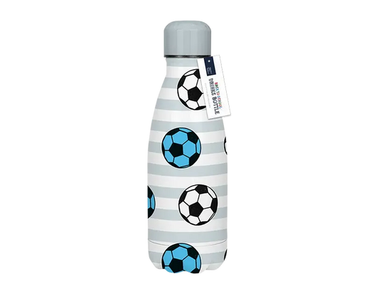 Boys Metal Water Bottle 350ml Back to School  football