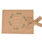 Widdop and Co Wedding Floral Guest Book with Hessian Ribbon Tie