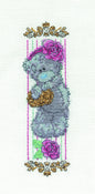 DMC "Me to You Tatty Teddy - Vintage Rose Bookmark Cross Stitch Kit, Multi-Colour