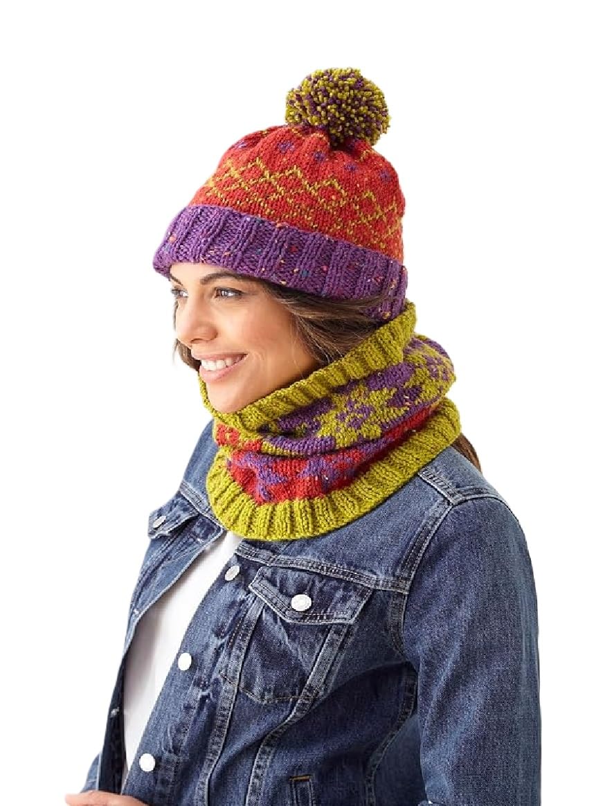 King Cole Ladies Knitting Pattern Womans Accessories Hats Hand Warmers & Cowl (6197)