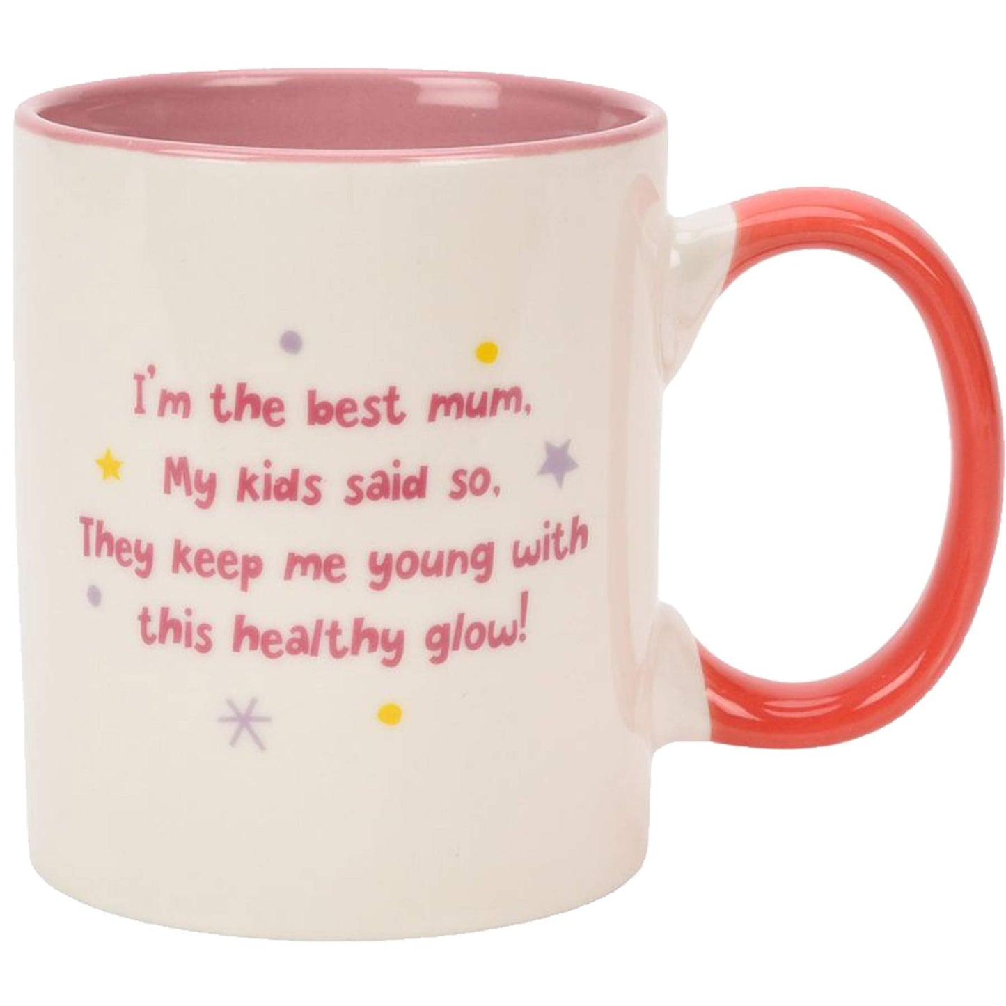 Bright and Cheerful China Mug Mother's Day Gift - The Best Mum
