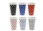 Cascade Polka Dot Insulated Travel Mug with Silicon Lid - 1 x Colour On Random Basis