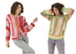 King Cole Chunky Knitting Pattern Pamphlet - 6204 Ladies Sweater & Jacket (32-50ins) 2 Designs