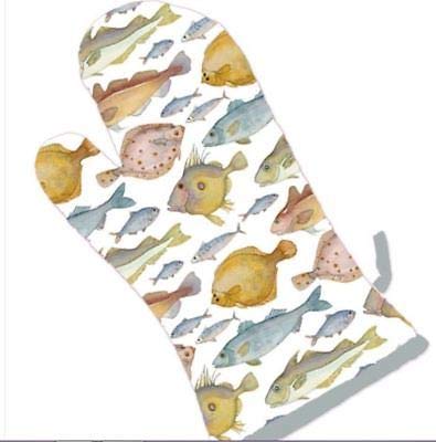 Emma Ball fishes oven glove