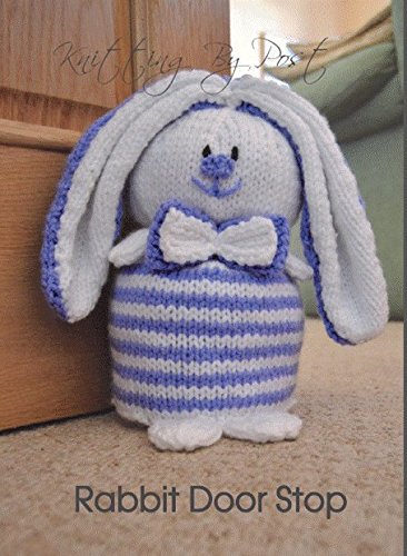 Knitting Pattern Rabbit Doorstop. Easter Animal Knitters Leaflet. Knit Cute Bunnies Handmade Gifts. Fun Quick & Easy Beginner Rabbit Soft Toy UK Knits - UK Knitting Pattern