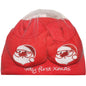 Soft Touch New Born Baby My First Xmas Hat & Father Christmas Bootees 2 Piece Set (Red)