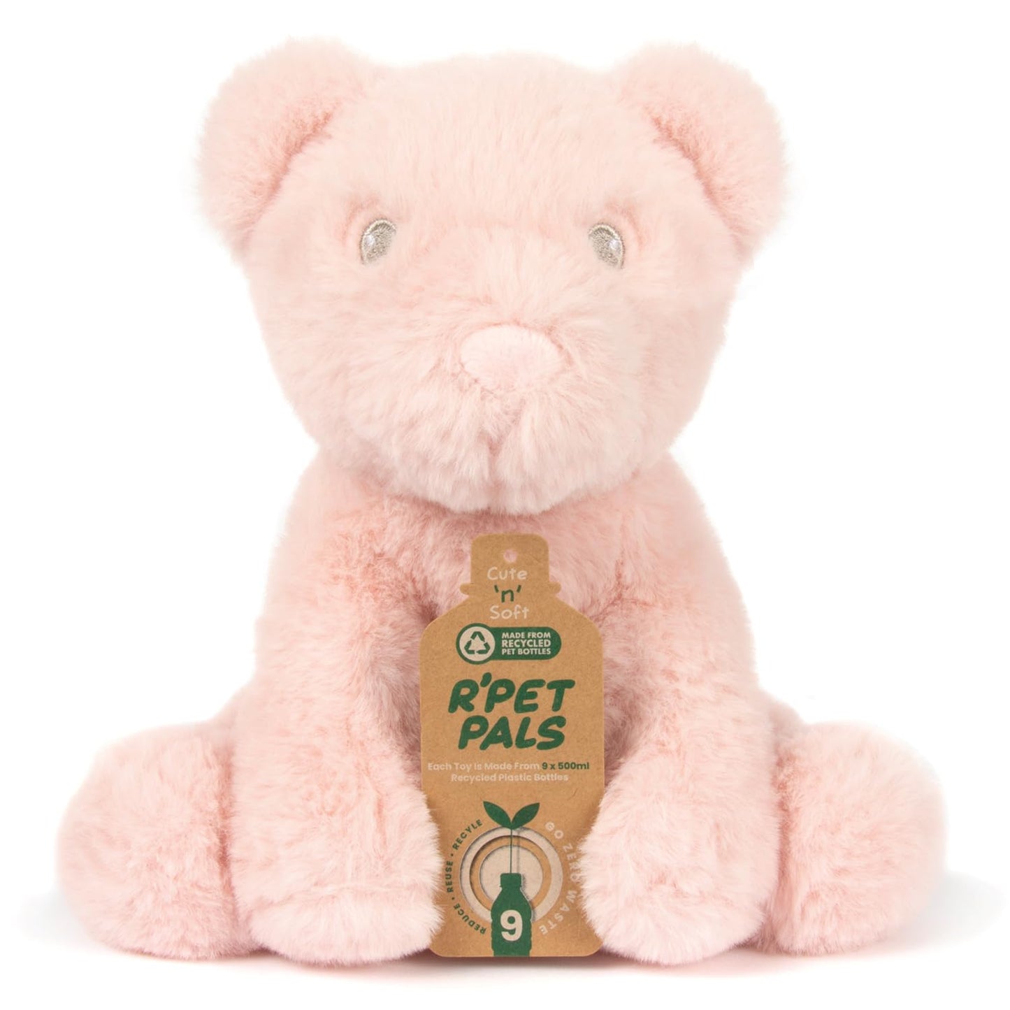Lesser & Pavey Rpet Pals Teddy For Kids | Made Up of Recycled Bottles | Stuffed Animal Soft Toys | Ideal For Birthday or Baby Gift