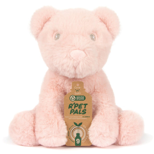 Lesser & Pavey Rpet Pals Teddy For Kids | Made Up of Recycled Bottles | Stuffed Animal Soft Toys | Ideal For Birthday or Baby Gift