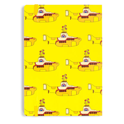 Puckator The Beatles Yellow Submarine Recycled Paper A5 Notebook - School Teacher Student Homework Study Planner Notepad - Collage University Essentials Journals Planners Jotter Uni Gifts Stationery