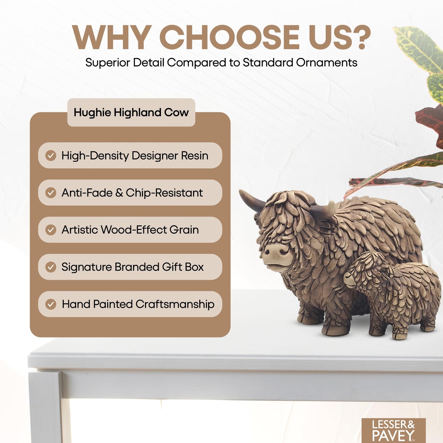 Lesser & Pavey Highland Cow