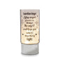 David Fischhoff Memorial Tube Light Mirrored Shimmery Decoration Guarding Angel Tribute