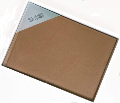 CLUB GREEN Craft Guest Book In PVC Box, Brown, 245 x 170 mm