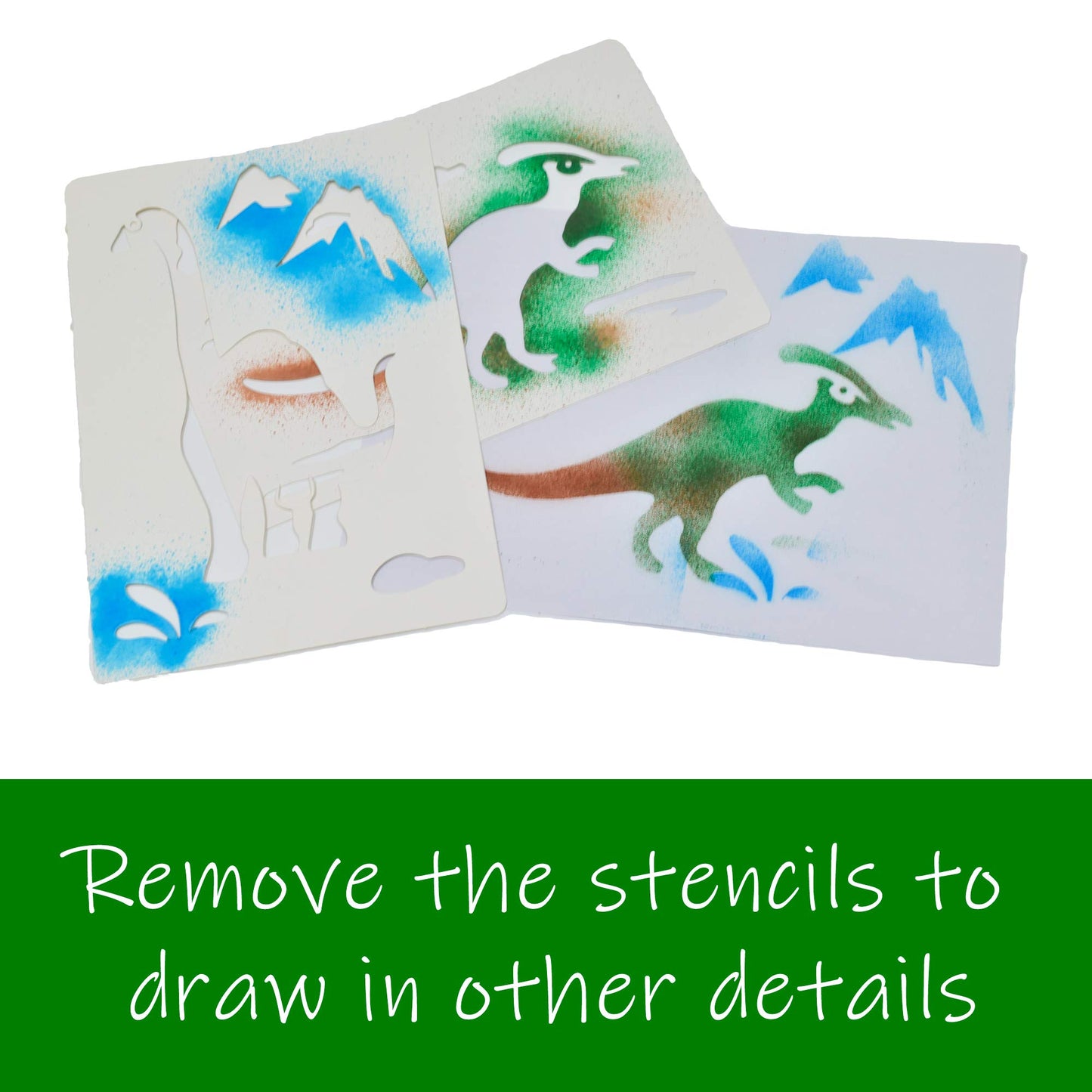 Dinosaur Airflow Pens | Airflow Art Set | Kids Airflow Pens | Kids Arts and Crafts