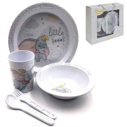 Brand: Disney Magical Beginnings 5 Piece Melamine Crockery Set Dumbo DI520, 200 g