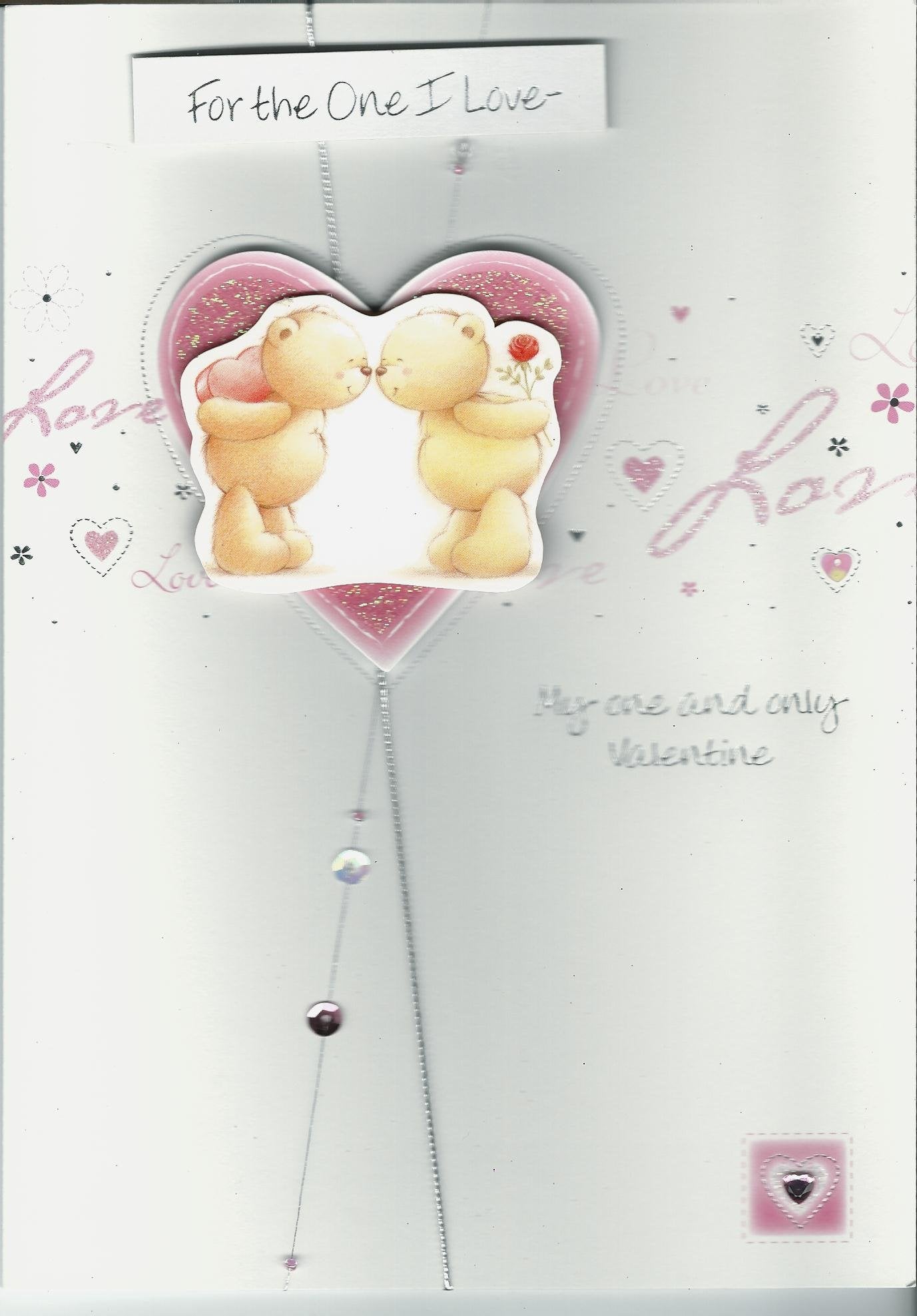 especially for youhappy valentines day boxed card my one and only valentine