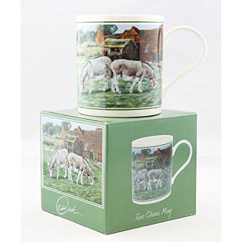 Cachet Donkey Donkies Animal Fine Art Watercolour China Gift Mug