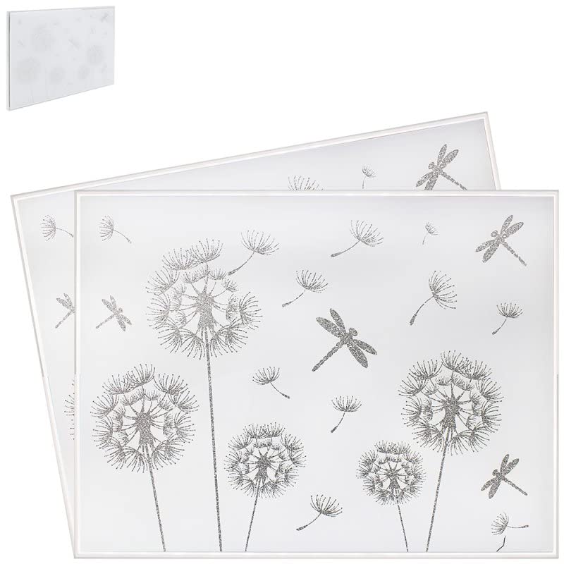 lesser and pavey LP48363 Mirror Dragonfly Placemats | For Adults | Multicolor Accessory