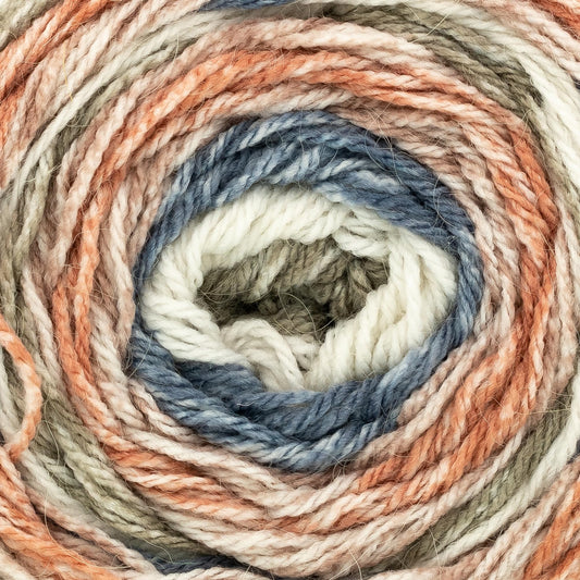 King Cole Harvest DK Knitting Cake Yarn Acrylic & Alpaca Wool 1 x 150g Ball (Landscape - 5206)