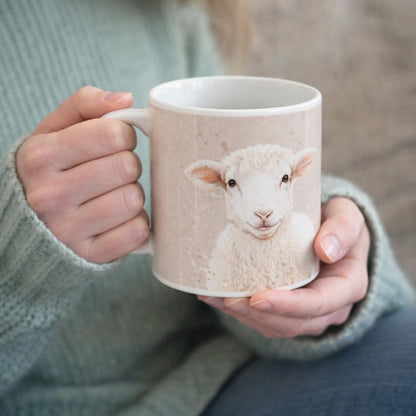 Design By Violet Ceramic Animal Mug in Gift Box – 350ml Countryside Mug for Easter, Gifting, Christmas and Birthdays