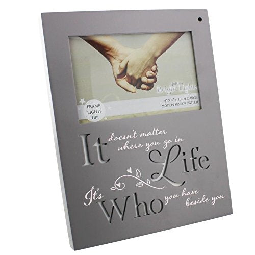 Go In Life Light Up Motion Sensor Photo Frame Bright Lights By Juliana Gifts