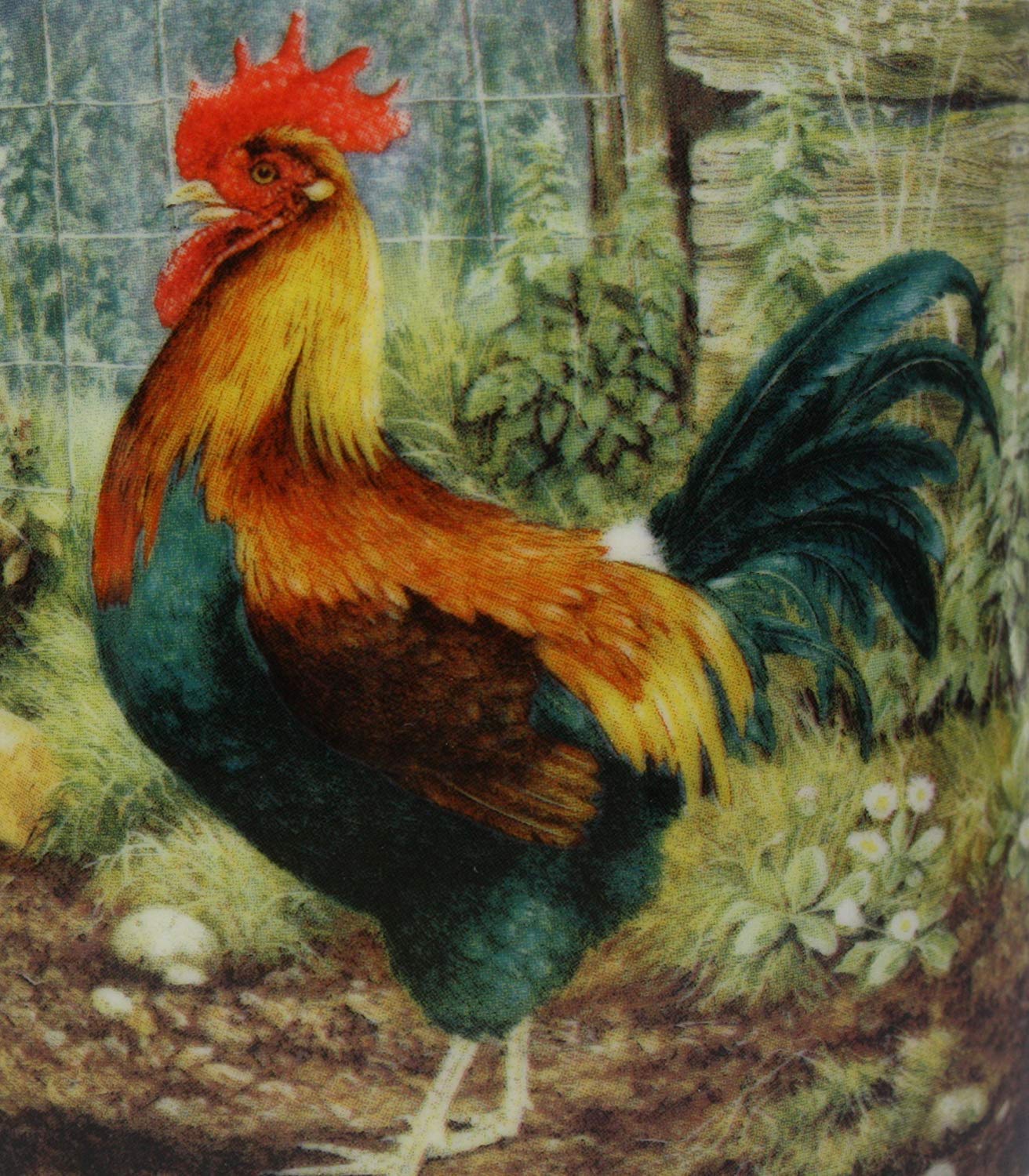 Rooster Fine Art Watercolour Fine China Mug