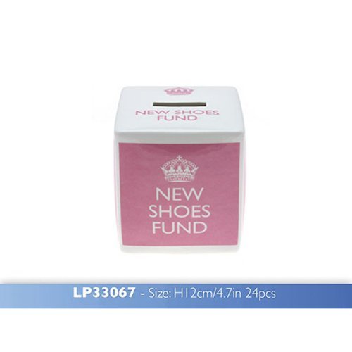New Shoes Fund Ceramic Money Box / Money Bank