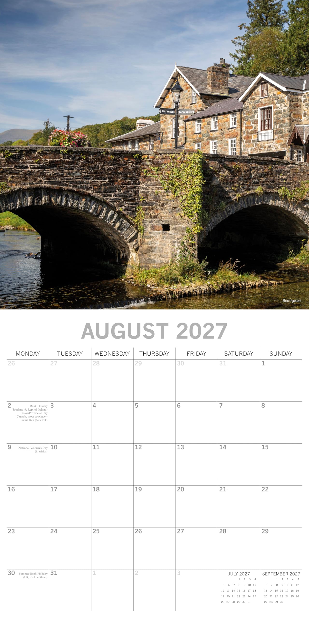 TGSC | Britain’s Most Beautiful Villages 2026-2027 Calendar, 16-Month Square Wall Calendar (Sept 2026-Dec 2027), UK Planner with Village Photography, Home or Office Organiser | 30 x 30 cm