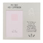 Communion Photo Frame 4'x6' with Embossed Praying Girl and Blessing