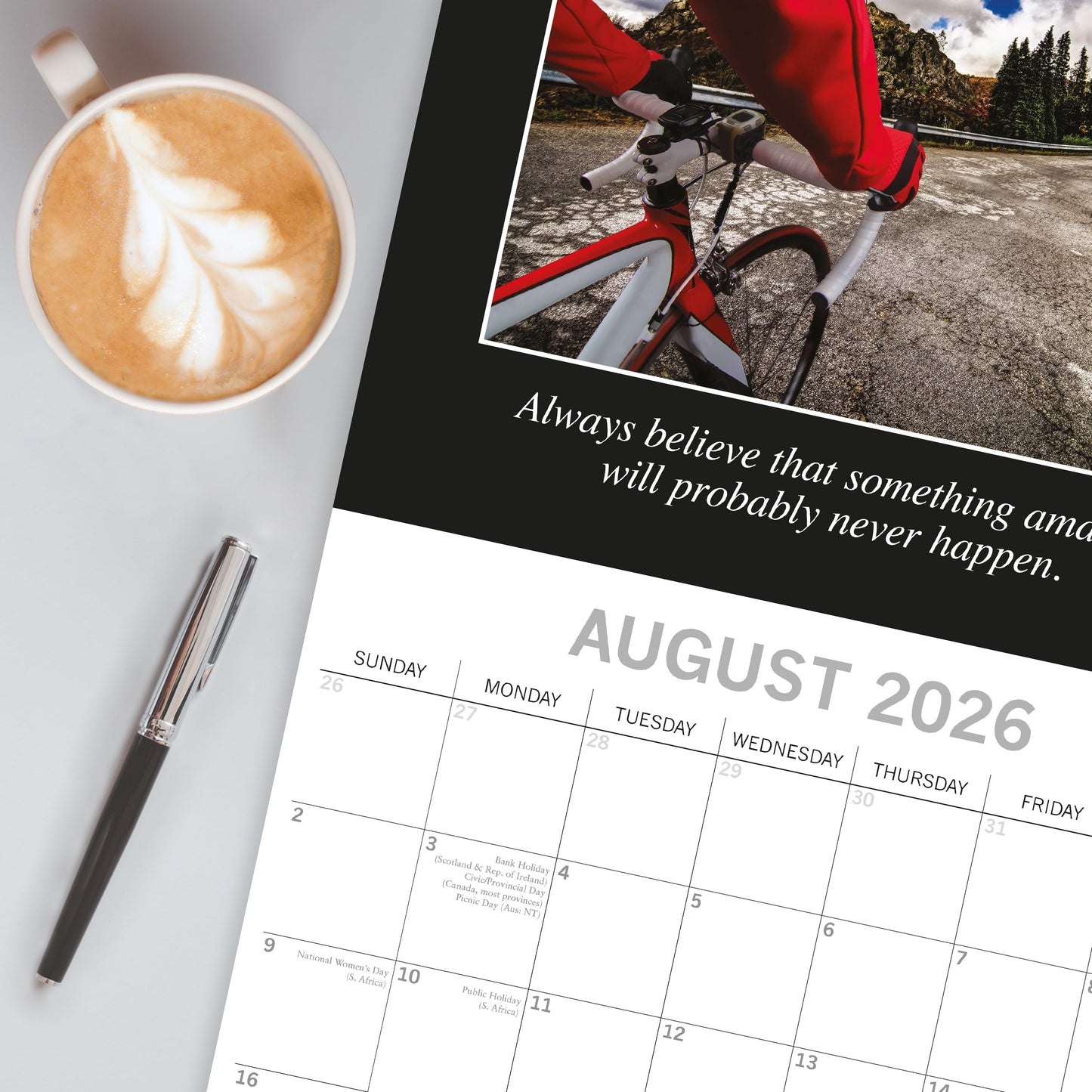 The Gifted Stationery Monthly Wall Calendar - Gin