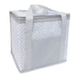 Geometric Sandwich Cooler Lunch Bag - Grey