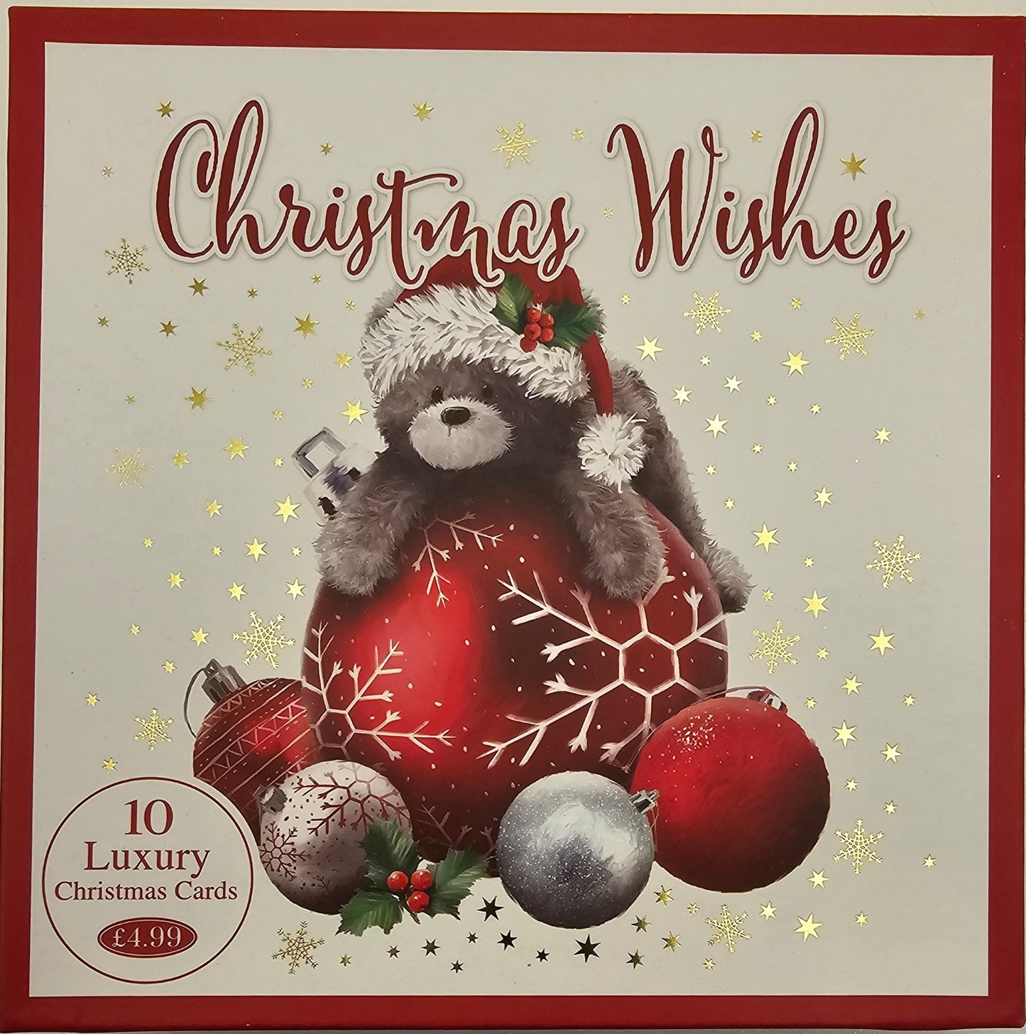 wishing you a merry christmas  10 luxury cards