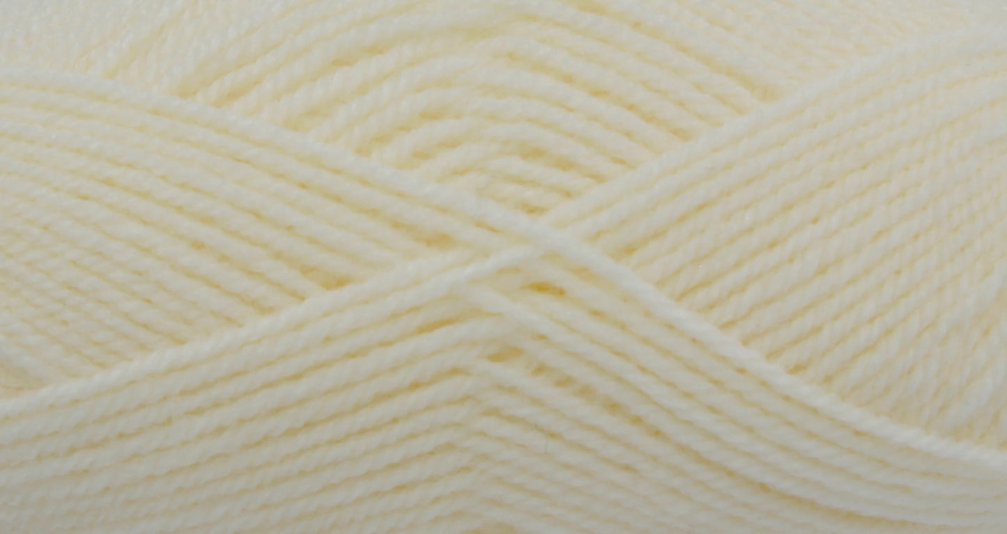King Cole 1644021 Big Value DK 50 Cream Yarn - 145M, 50g