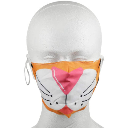 Puckator Cutiemals Tiger Reusable Face Covering - Large