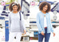 King Cole 5749 Adult DK Cardigan Sweater Knitting Pattern, Multi, 32'' - 50''