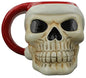 Grindstore Jingle Bones Christmas Skull Head Moulded Tea and Coffee Mug Cream