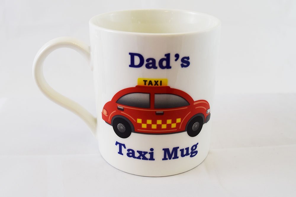 Dad's Taxi Mug - Ceramic, Mug, Coffee Cup, Funny Humour Gift for Men, Father's Day